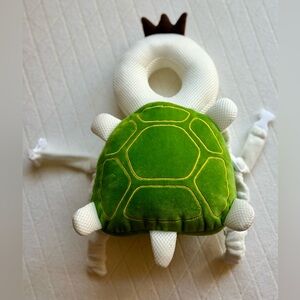 Green Turtle Shell Head Protector Backpack